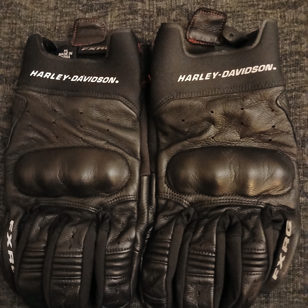 Harley Davidson Leather Riding Gloves